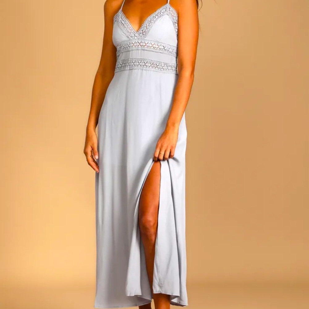 Blue Lacey lulus dress size small